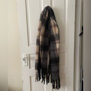 Steve Madden Oversized Plaid Scarf